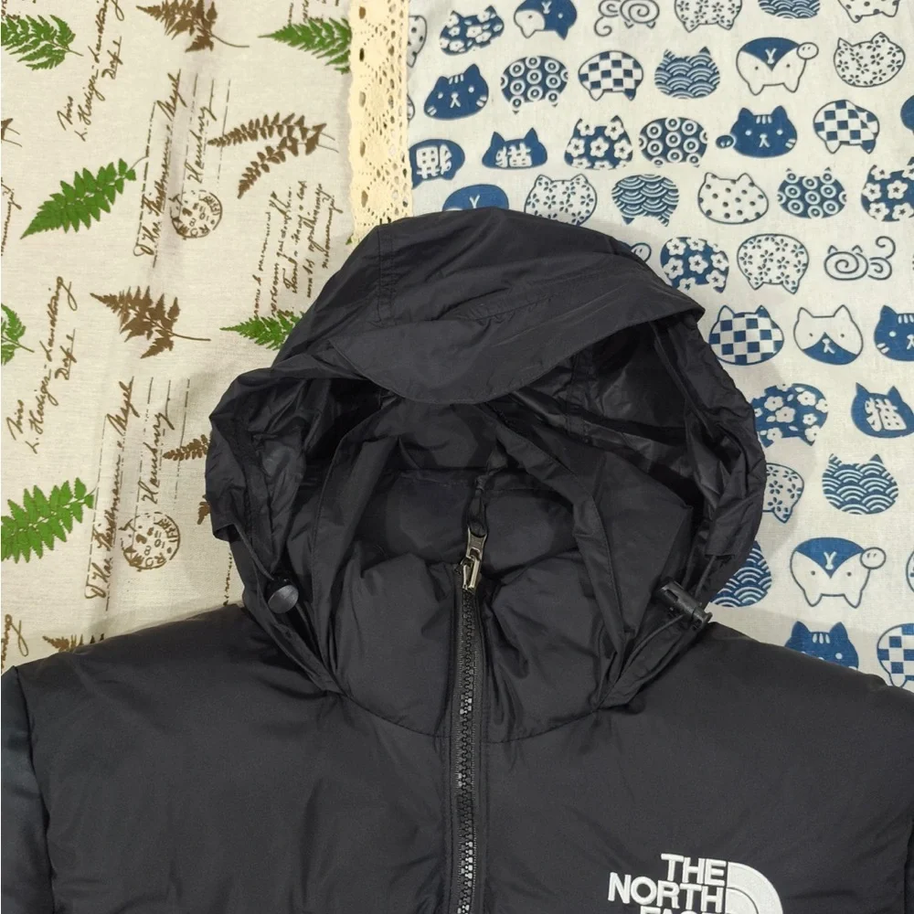 The North Face Black & White Cloud Puffer Jacket